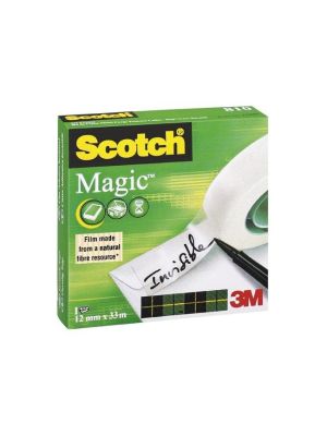 Lepiaca páska Scotch Magic neviditeľná popisovateľná 12 mm x 33 m v krabičke