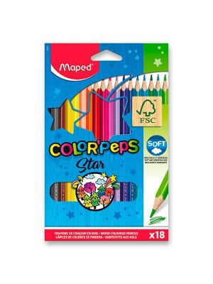 Pastelky 18  Maped Color Peps