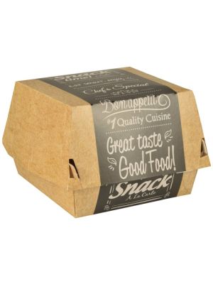 Box na hamburger pure 7x11cm Papstar 125ks