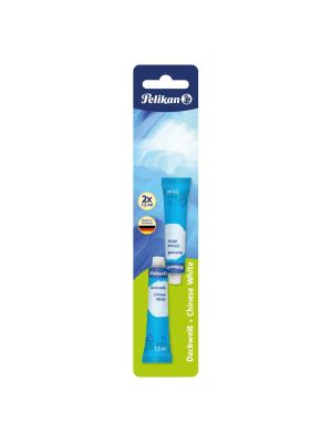 Temperová farba beloba Pelikan 7,5ml 2 ks v blistri