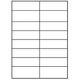 Etikety univerzálne odnímateľné 105x37 mm Agipa A4 100 hárkov