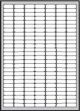Etikety univerzálne odnímateľné 25,4x10mm Agipa A4 25 hárkov