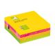 Bloček kocka Q-CONNECT 76x76mm 320l neónová