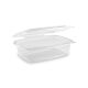 Miska oválna (PP) s viečkom priehľ 750ml (50ks)