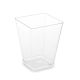 Fingerfood pohárik (PS) hranatý číry 58 x 58 x 76 mm 160ml 20 ks