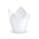 Tulipánový cukrárenský košíček (PAP) biely Ø50 x 85 mm / 16 x 16 cm 100 ks