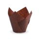 Tulipánový cukrárenský košíček (PAP) hnedý Ø50 x 85 mm / 16 x 16 cm 100 ks