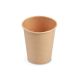 Papierové poháre kraft Ø80mm 280ml M 0,2L (50 ks)