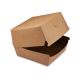 Burger box (PAP FSC Mix) nepremastiteľný kraft 135 x 135 x 100 mm 50 ks