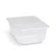 Vanička (PP) hranatá 2dielna priehľadná 186 x 133 mm 1000ml 50 ks