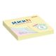 Samolepiaci poznámkový blok, 76x76 mm, 100 listov, STICK N, pastelové farby