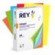 Kancelársky papier REY farebný A4, 80 g,mix  5x100l intenzívné farby
