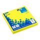 Blok samolepiaci 75x75mm neon žltý 80 lístkov INFO