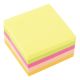 Blok samolepiaci 75x75mm 5 farebná  kocka neon 450l
