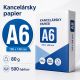 Kancelársky papier A6  80g 500 hárkov