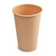 Papierový pohár kraft Ø80mm 330ml `ML: 0,3L/10oz` 50 ks