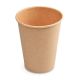 Papierový pohár kraft Ø90mm 420ml `L: 0,3L/12oz` 50 ks