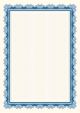 Galeria Papieru diplomy Falbala modrá 170g, 25ks