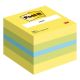 Bloček kocka Post-it 51x51 mini mix farieb lime